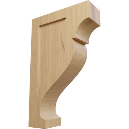 Ekena Millwork 1 3/4"W x 5"D x 8"H Mini Rockport Wood Corbel, Cherry CORW02X05X08RKCH